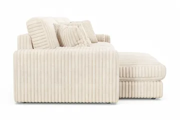 Arken Lyx 6-sits Vändbar L-formad Djup Divansoffa i Manchester - Beige - Möbler - Vardagsrum - Soffor - Divansoffa & schäslong