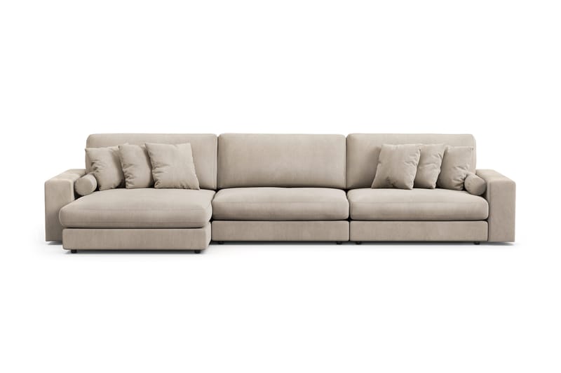 Arken Lyx 6-sits Vändbar L-formad Djup Divansoffa i Manchester, Greige