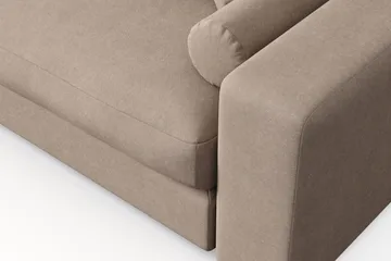 Arken Lyx 6-sits Vändbar L-formad Djup Divansoffa i Tyg - Beige - Möbler - Vardagsrum - Soffor - Divansoffa & schäslong