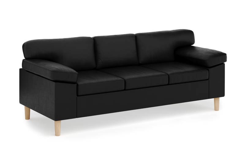 Askerod 3-sits Soffa - Svart - Möbler - Vardagsrum - Soffor - 3-sits soffor