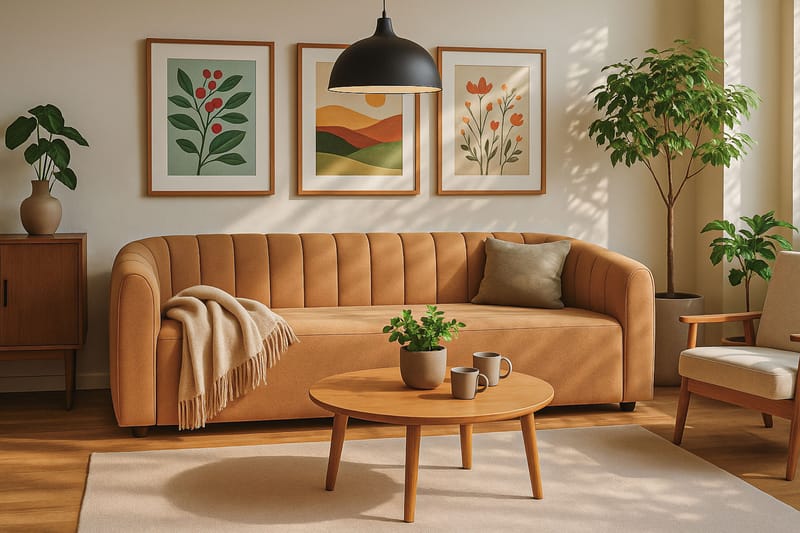 Avadala 4-sits Soffa - Brun - Möbler - Vardagsrum - Soffor - 4-sits soffor