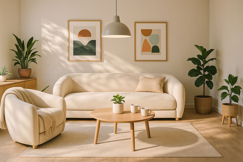 Axelfors 3-sits Soffa - Beige - Möbler - Vardagsrum - Soffor - 3-sits soffor