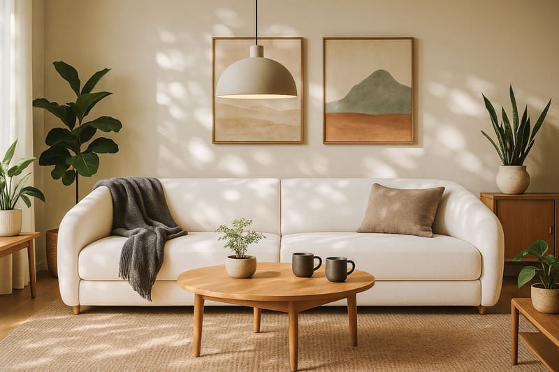 Axelfors 4-sits Soffa - Beige - Möbler - Vardagsrum - Soffor - 4-sits soffor