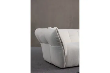 Azzo 3-sits Soffa - Vit - Möbler - Vardagsrum - Soffor - 3-sits soffor