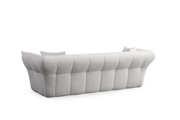 Azzo 3-sits Soffa - Vit - Möbler - Vardagsrum - Soffor - 3-sits soffor