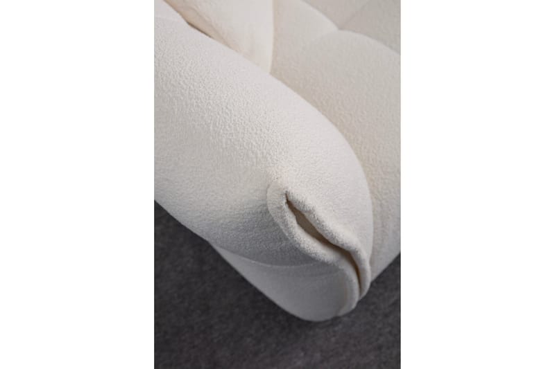 Azzo 3-sits Soffa - Vit - Möbler - Vardagsrum - Soffor - 3-sits soffor