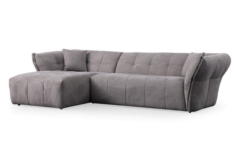 Azzo 4-sits Soffa med Divan - Ljusgrå - Möbler - Vardagsrum - Soffor - Divansoffa & schäslong