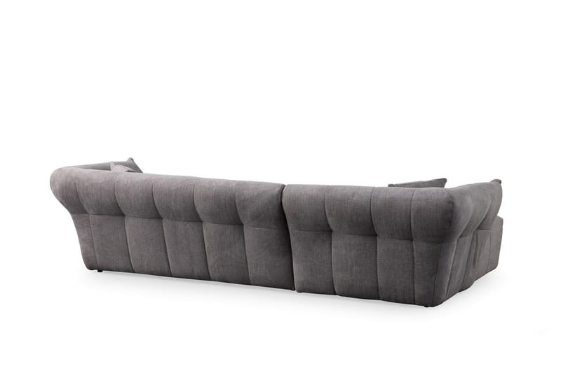 Azzo 4-sits Soffa med Divan - Ljusgrå - Möbler - Vardagsrum - Soffor - Divansoffa & schäslong