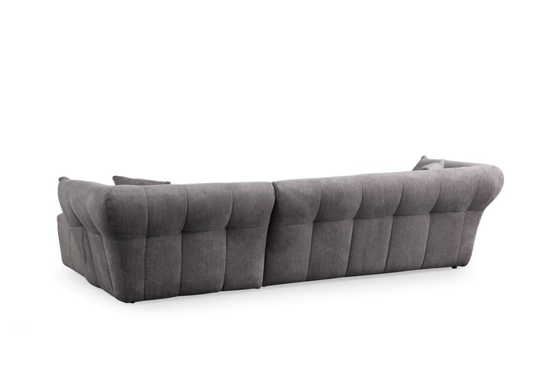 Azzo 4-sits Soffa med Divan - Ljusgrå - Möbler - Vardagsrum - Soffor - Divansoffa & schäslong