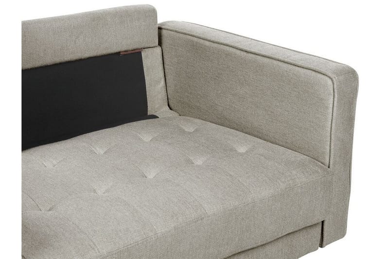 Babur Soffa 2-sits - Taupe/Mörkt trä - Möbler - Vardagsrum - Soffor - 2-sits soffor
