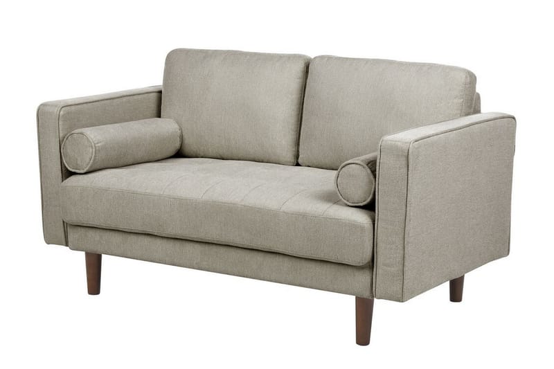 Babur Soffa 2-sits - Taupe/Mörkt trä - Möbler - Vardagsrum - Soffor - 2-sits soffor