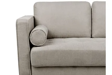Babur Soffa 2-sits - Taupe/Mörkt trä - Möbler - Vardagsrum - Soffor - 2-sits soffor