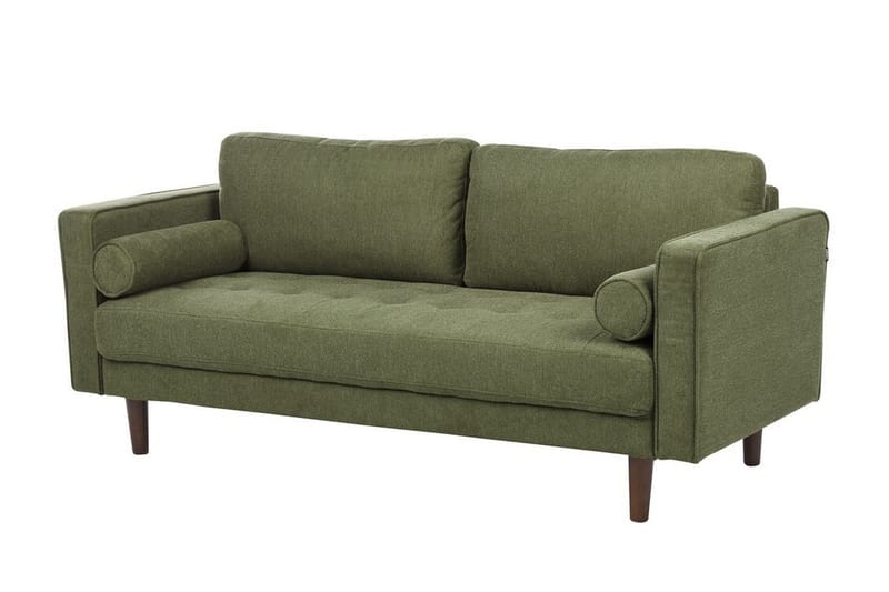Babur Soffa 3-sits - Grön/Mörkt trä - Möbler - Vardagsrum - Soffor - 3-sits soffor