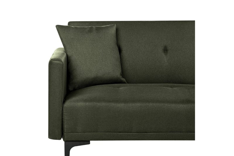Bäddsoffa Lucan Grön, Svart - Grön, Svart - Möbler - Vardagsrum - Soffor - 2-sits soffor