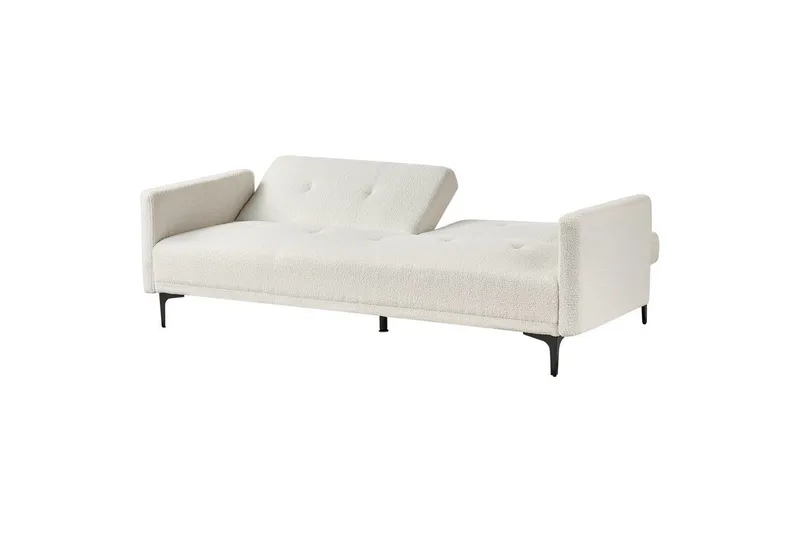 Bäddsoffa Lucan Vit, Svart - Vit, Svart - Möbler - Vardagsrum - Soffor - 2-sits soffor