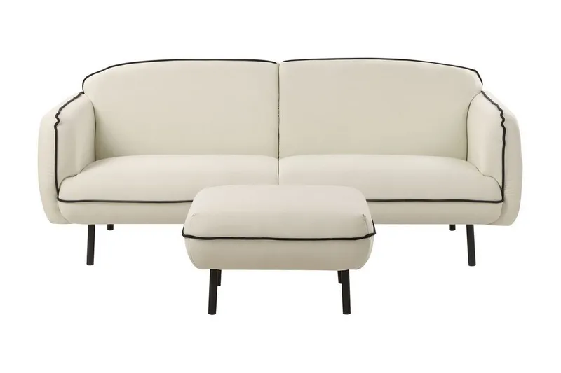 Balint Soffa 3-sits, Beige/Svart