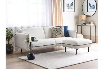 Balint Soffa 3-sits - Vit/Svart - Möbler - Vardagsrum - Soffor - 3-sits soffor