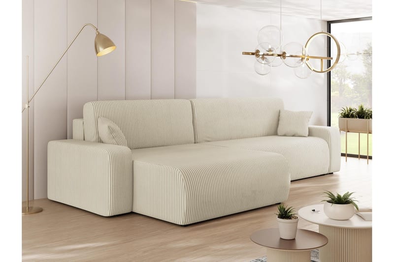 Barile Soffa med Divan 3-sits - Beige - Möbler - Vardagsrum - Soffor - Divansoffa & schäslong