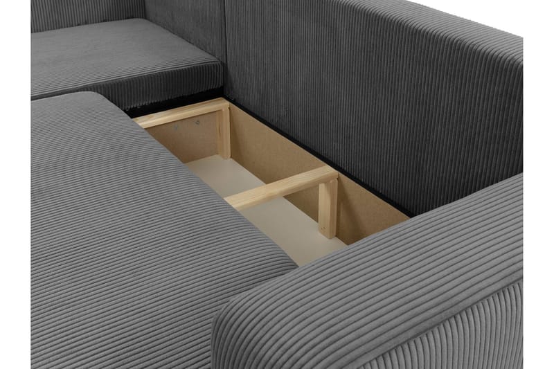 Barile Soffa med Divan 3-sits - Grå - Möbler - Vardagsrum - Soffor - Divansoffa & schäslong