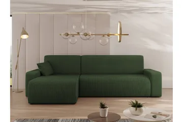 Barile Soffa med Divan 3-sits - Grön - Möbler - Vardagsrum - Soffor - Divansoffa & schäslong