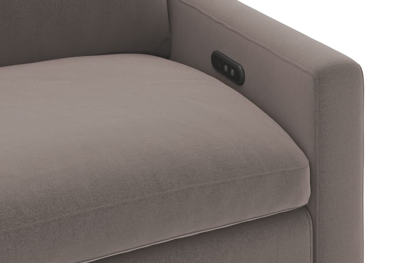 Barsele 2-sits Elektrisk Reclinersoffa - Brun - Möbler - Vardagsrum - Soffor - Reclinersoffor & Biosoffor