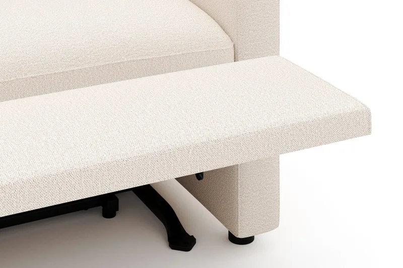 Barsele 3-sits Elektrisk Reclinersoffa - Beige - Möbler - Vardagsrum - Soffor - Reclinersoffor & Biosoffor