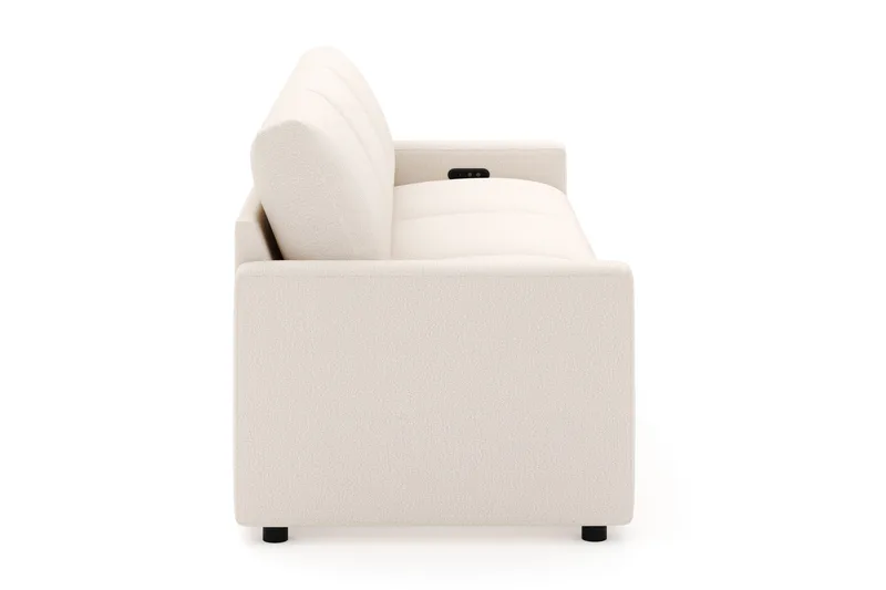 Barsele 3-sits Elektrisk Reclinersoffa - Beige - Möbler - Vardagsrum - Soffor - Reclinersoffor & Biosoffor