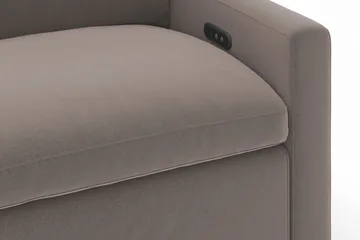 Barsele 3-sits Elektrisk Reclinersoffa - Brun - Möbler - Vardagsrum - Soffor - Reclinersoffor & Biosoffor