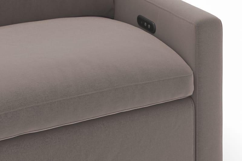 Barsele 3-sits Elektrisk Reclinersoffa - Brun - Möbler - Vardagsrum - Soffor - Reclinersoffor & Biosoffor