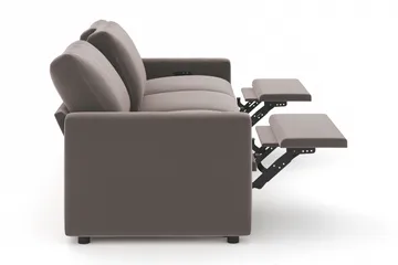 Barsele 3-sits Elektrisk Reclinersoffa - Brun - Möbler - Vardagsrum - Soffor - Reclinersoffor & Biosoffor