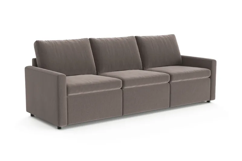 Barsele 3-sits Reclinersoffa - Brun - Möbler - Vardagsrum - Soffor - Reclinersoffor & Biosoffor
