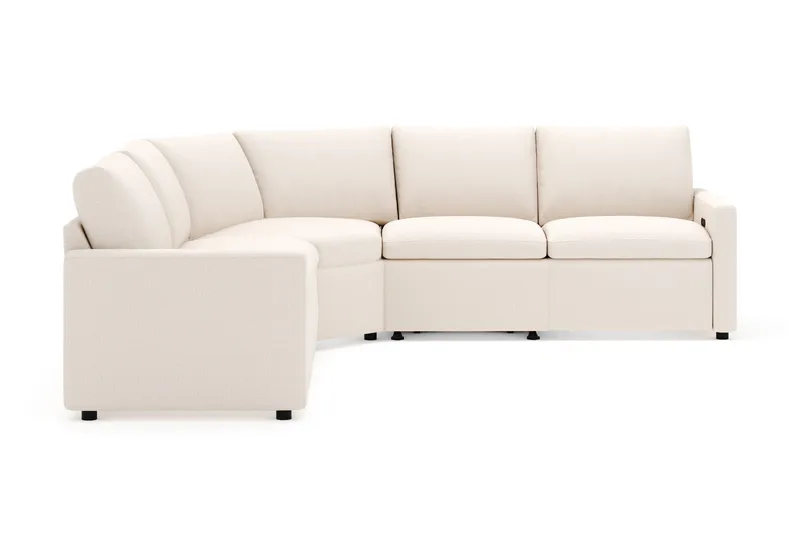 Barsele Hörnsoffa med Elektrisk Recliner 5-sits - Beige - Möbler - Vardagsrum - Soffor - Reclinersoffor & Biosoffor