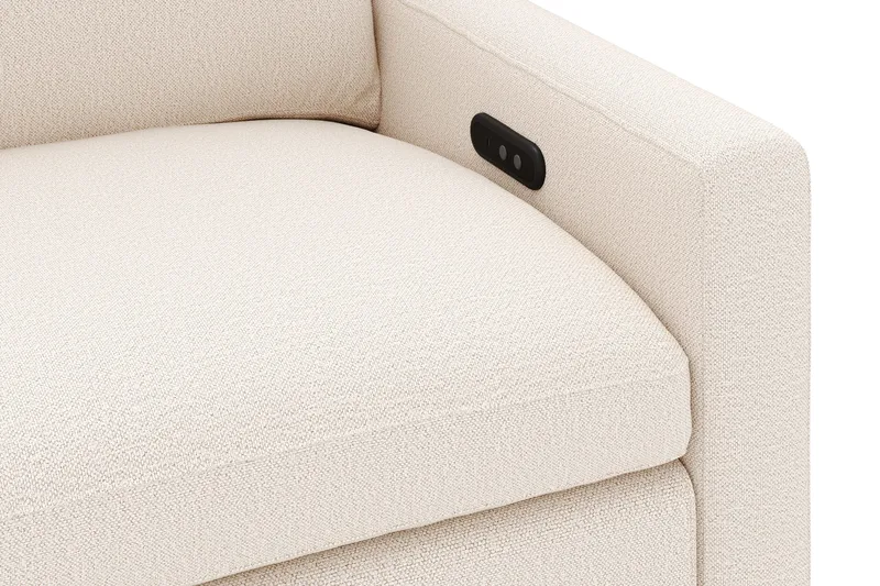 Barsele Hörnsoffa med Elektrisk Recliner 5-sits - Beige - Möbler - Vardagsrum - Soffor - Reclinersoffor & Biosoffor