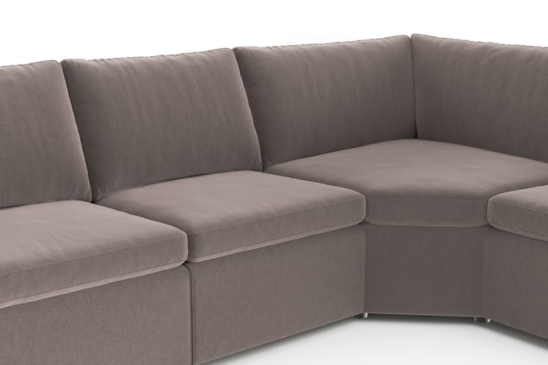 Barsele Hörnsoffa med Elektrisk Recliner 5-sits - Brun - Möbler - Vardagsrum - Soffor - Reclinersoffor & Biosoffor