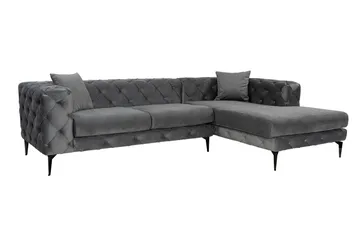 Beachport 3-sits Soffa med Divan Höger - Antracit - Möbler - Vardagsrum - Soffor - Divansoffa & schäslong