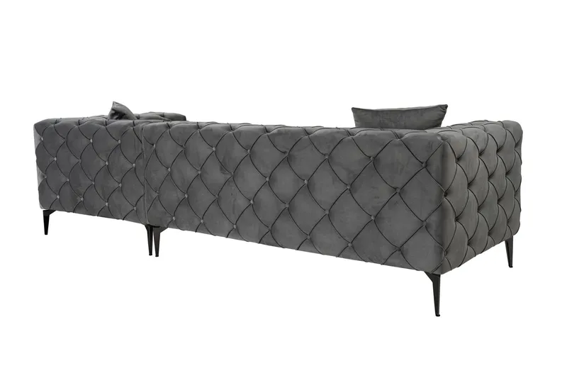 Beachport 3-sits Soffa med Divan Höger - Antracit - Möbler - Vardagsrum - Soffor - Divansoffa & schäslong