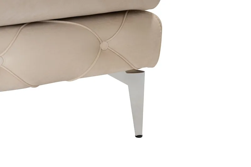 Beachport 3-sits Soffa med Divan Höger - Beige - Möbler - Vardagsrum - Soffor - Divansoffa & schäslong