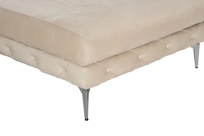 Beachport 3-sits Soffa med Divan Höger - Beige - Möbler - Vardagsrum - Soffor - Divansoffa & schäslong