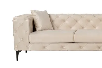 Beachport 3-sits Soffa med Divan Höger - Beige - Möbler - Vardagsrum - Soffor - Divansoffa & schäslong