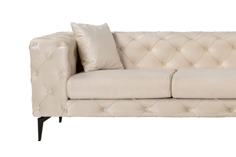 Beachport 3-sits Soffa med Divan Höger - Beige - Möbler - Vardagsrum - Soffor - Divansoffa & schäslong