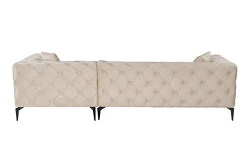 Beachport 3-sits Soffa med Divan Höger - Beige - Möbler - Vardagsrum - Soffor - Divansoffa & schäslong