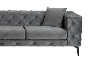 Beachport 3-sits Soffa med Divan Vänster - Antracit - Möbler - Vardagsrum - Soffor - Divansoffa & schäslong