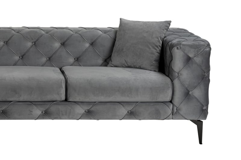 Beachport 3-sits Soffa med Divan Vänster - Antracit - Möbler - Vardagsrum - Soffor - Divansoffa & schäslong