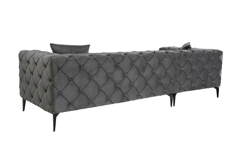 Beachport 3-sits Soffa med Divan Vänster - Antracit - Möbler - Vardagsrum - Soffor - Divansoffa & schäslong