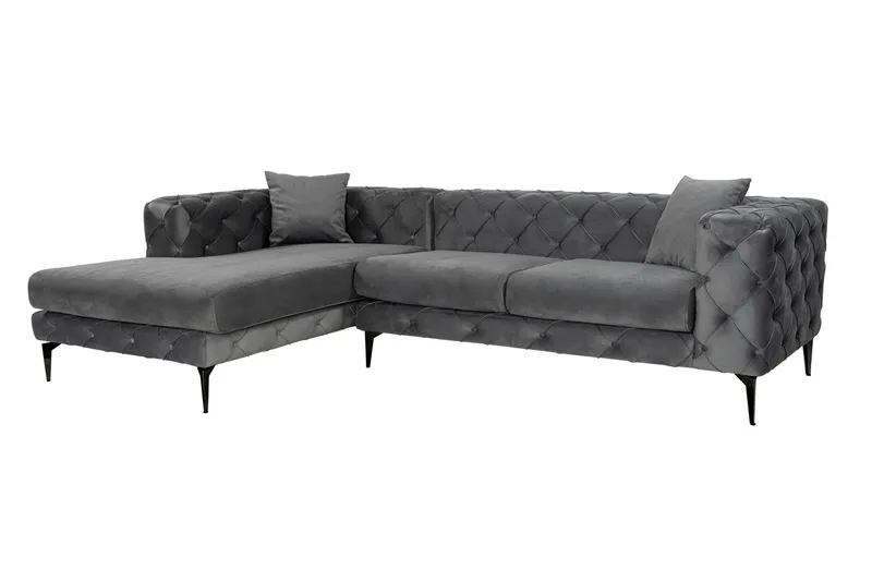 Beachport 3-sits Soffa med Divan Vänster - Antracit - Möbler - Vardagsrum - Soffor - Divansoffa & schäslong