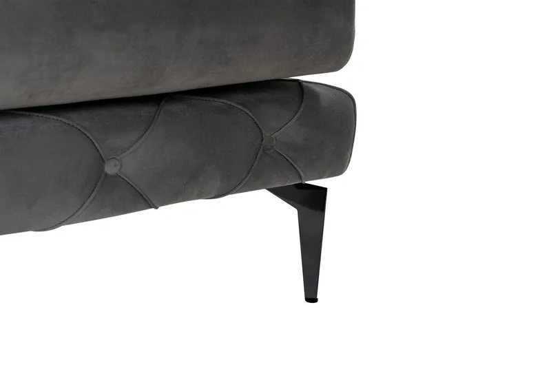 Beachport 3-sits Soffa med Divan Vänster - Antracit - Möbler - Vardagsrum - Soffor - Divansoffa & schäslong