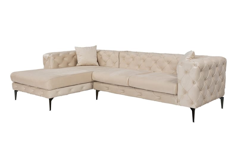 Beachport 3-sits Soffa med Divan Vänster - Beige - Möbler - Vardagsrum - Soffor - Divansoffa & schäslong