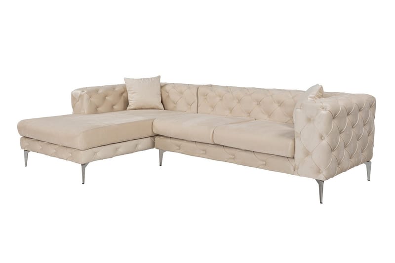 Beachport 3-sits Soffa med Divan Vänster - Beige - Möbler - Vardagsrum - Soffor - Divansoffa & schäslong