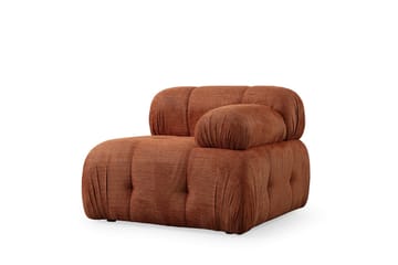 Belgin Bubblig Divansoffa 2-sits med fasta armstöd - Orange - Möbler - Vardagsrum - Soffor - Modulsoffor - Komplett modulsoffa