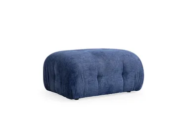 Belgin Bubblig Divansoffa 3-sits med fasta armstöd - Blå - Möbler - Vardagsrum - Soffor - Modulsoffor - Komplett modulsoffa